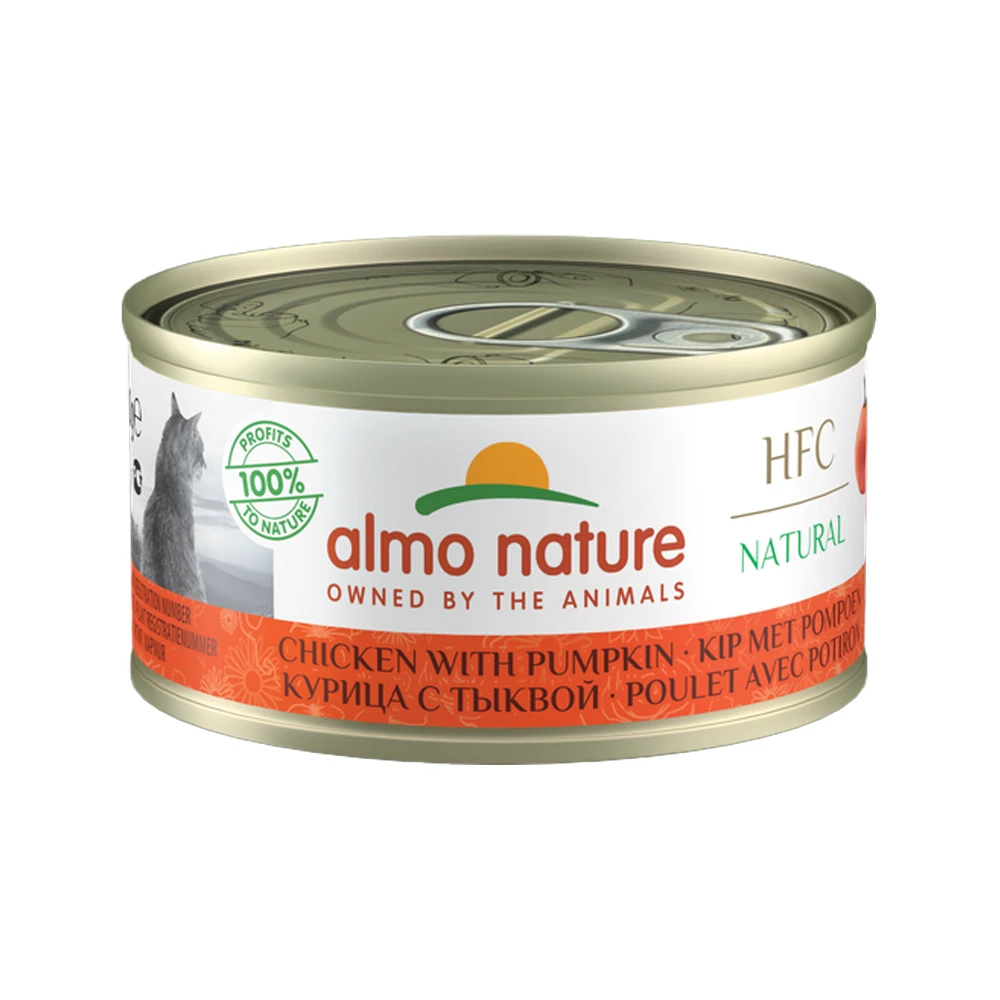 Almo Nature HFC 70 Natural Katzenfutter - Dosen - Hühn Und Kürbis 2 Almo Nature HFC 70 Natural Katzenfutter - Dosen - Hühn Und Kürbis – Bild 2