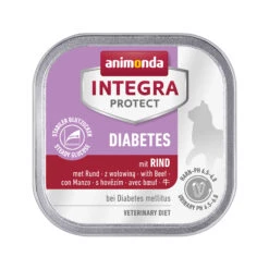 Animonda Integra Protect Diabetes Katzenfutter - Schälchen - Rind