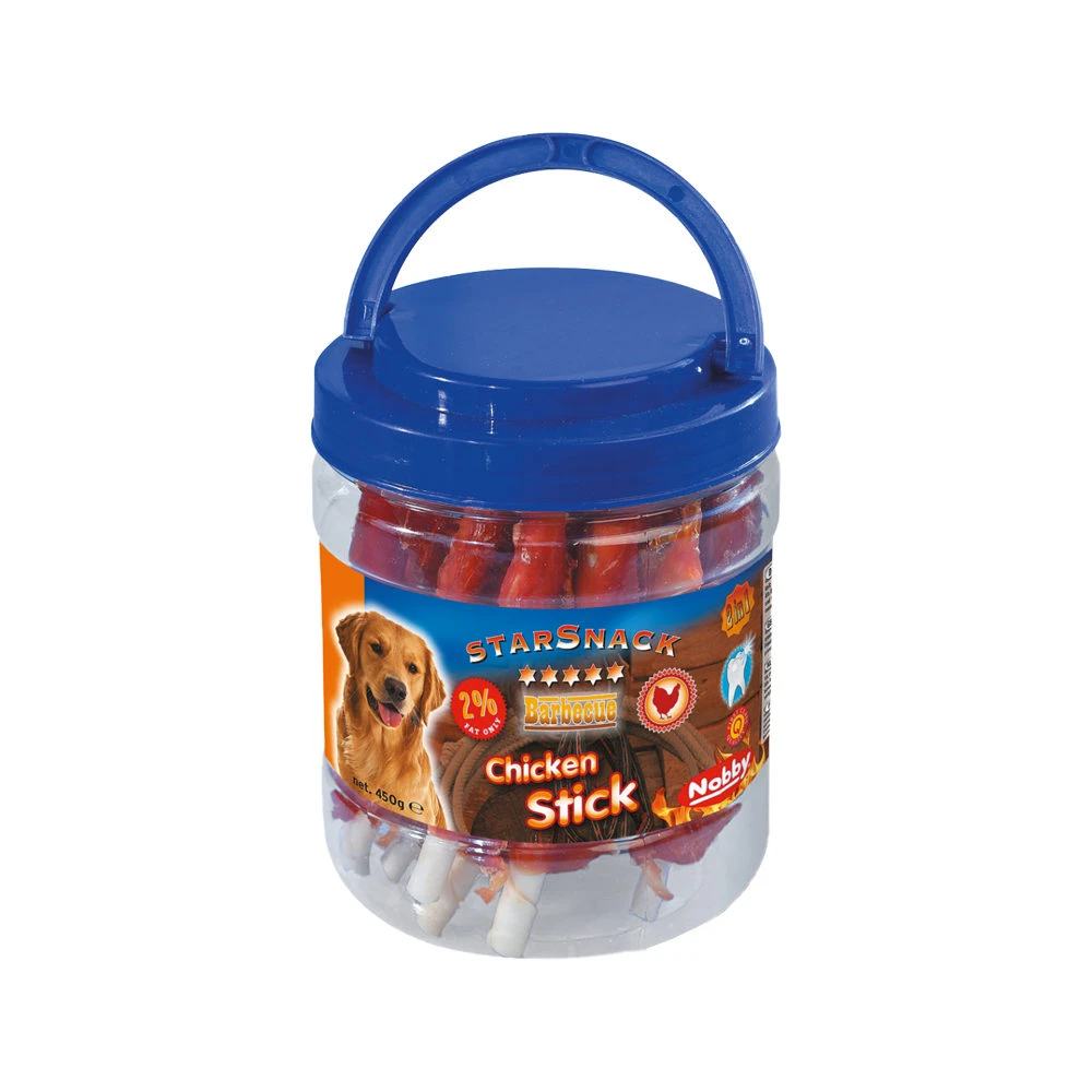 Nobby Starsnack BBQ - Chicken Stick Jar 1 Nobby Starsnack BBQ - Chicken Stick Jar