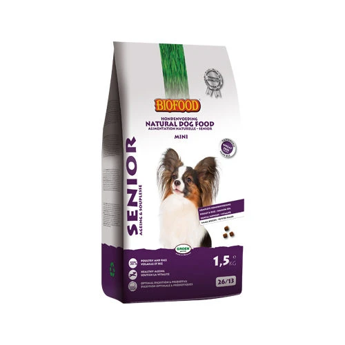 Biofood Senior Mini Hundefutter 3 Biofood Senior Mini Hundefutter – Bild 3