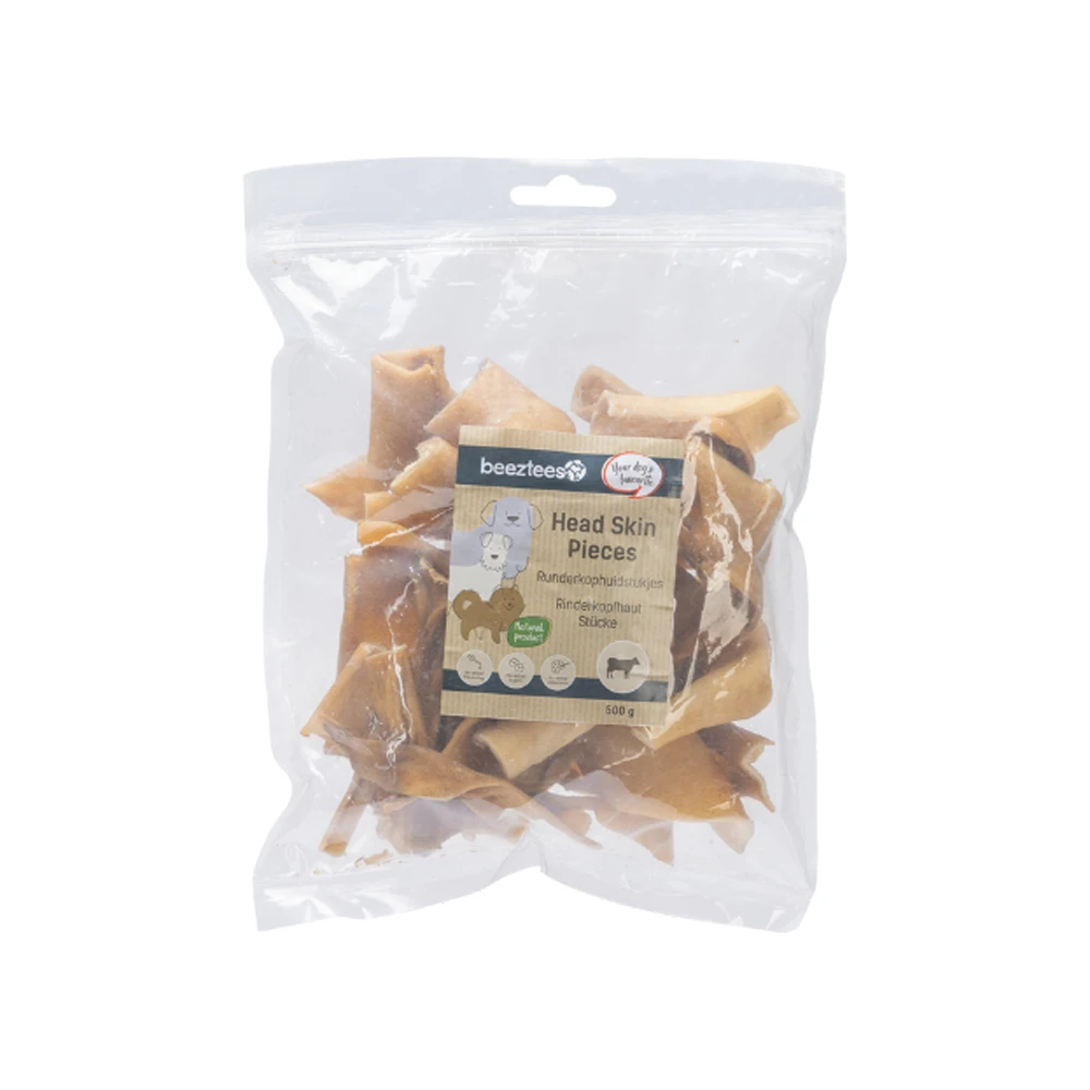 Beeztees Rinderkopfhautstücke 1 Beeztees Rinderkopfhautstücke