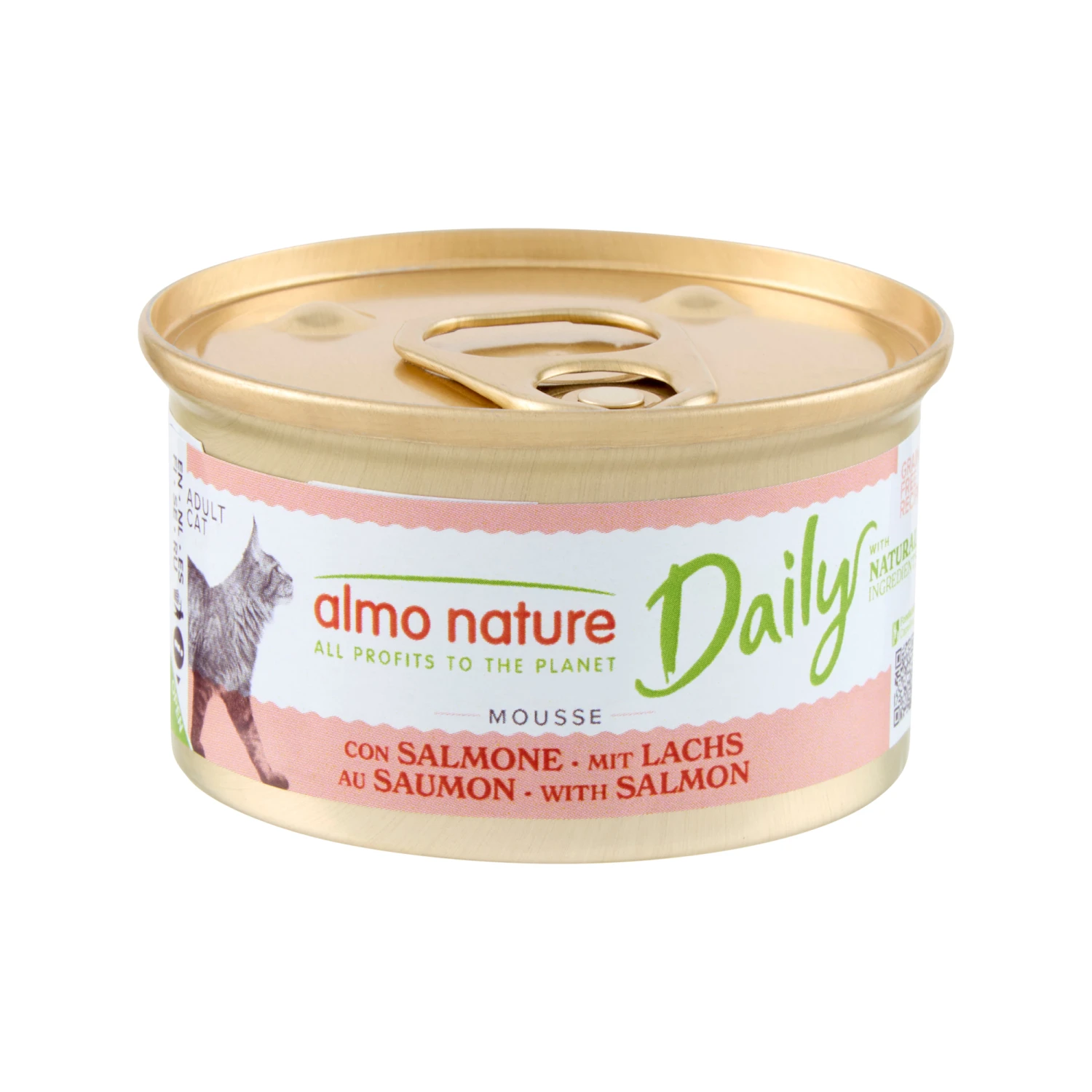 Almo Nature Daily Mousse Katzenfutter - Dosen - Lachs 1 Almo Nature Daily Mousse Katzenfutter - Dosen - Lachs