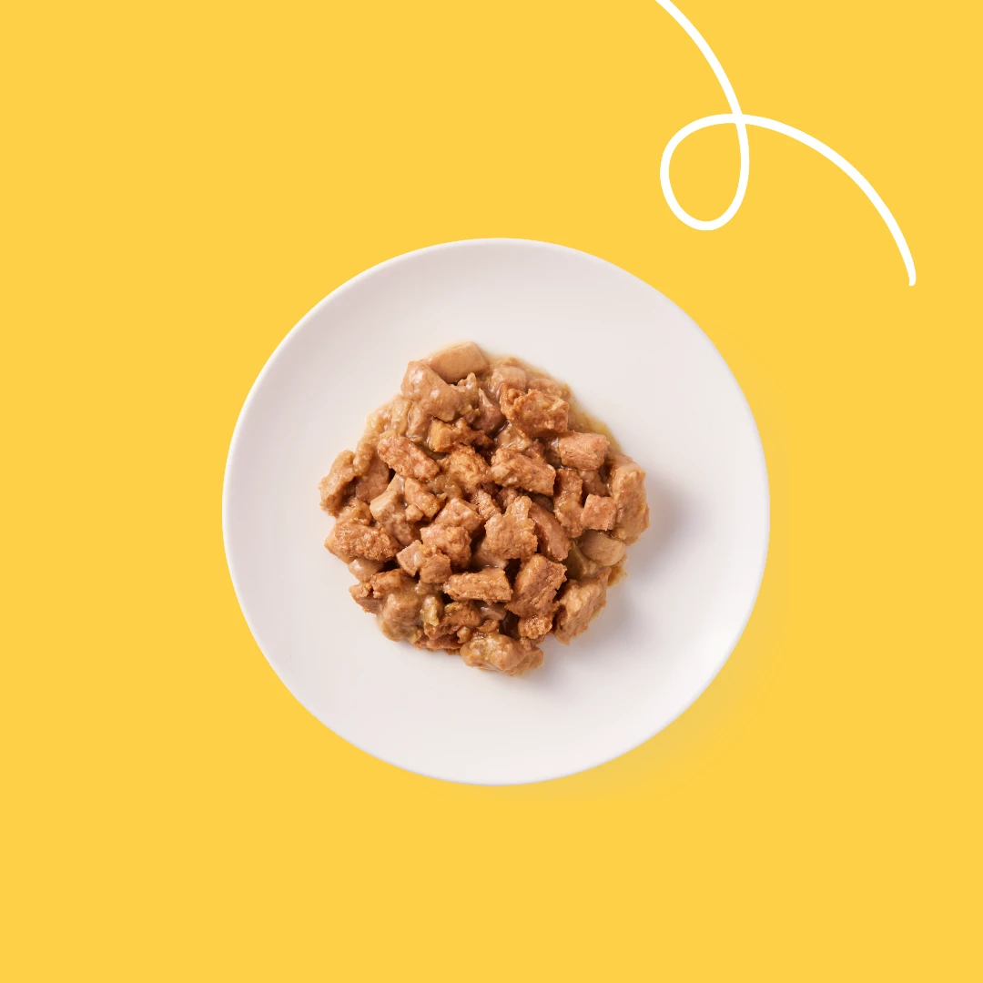 Yarrah – Chunks Katze Schale Mit Huhn & Rind Bio 2 Yarrah – Chunks Katze Schale Mit Huhn & Rind Bio – Bild 2