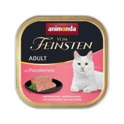 Animonda Vom Feinsten Adult Katzenfutter - Schälchen - Putenherzen