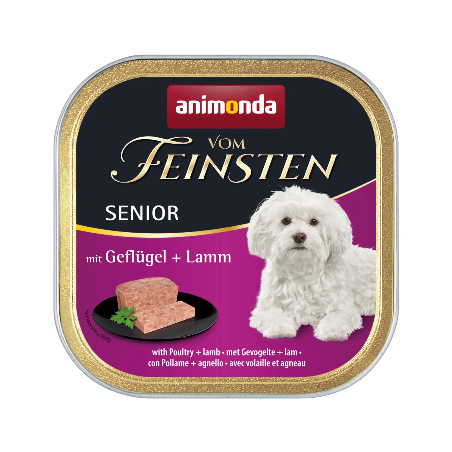 Animonda Vom Feinsten Senior Hundefutter - Schälchen 1 Animonda Vom Feinsten Senior Hundefutter - Schälchen
