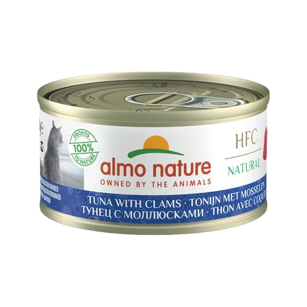 Almo Nature HFC 70 Natural Katzenfutter- Dosen - Thunfisch & Muscheln 1 Almo Nature HFC 70 Natural Katzenfutter- Dosen - Thunfisch & Muscheln