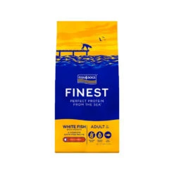 Fish4Dogs Finest Adult Complete Große Brocken Hundefutter - Weißfisch