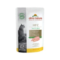 Almo Nature HFC Natural Katzenfutter- Frischebeutel - Hühnchenfilet -Medpets Geschaft almo nature hfc natural kattenvoer maaltijdzakje kipfilet 181606 0500 none