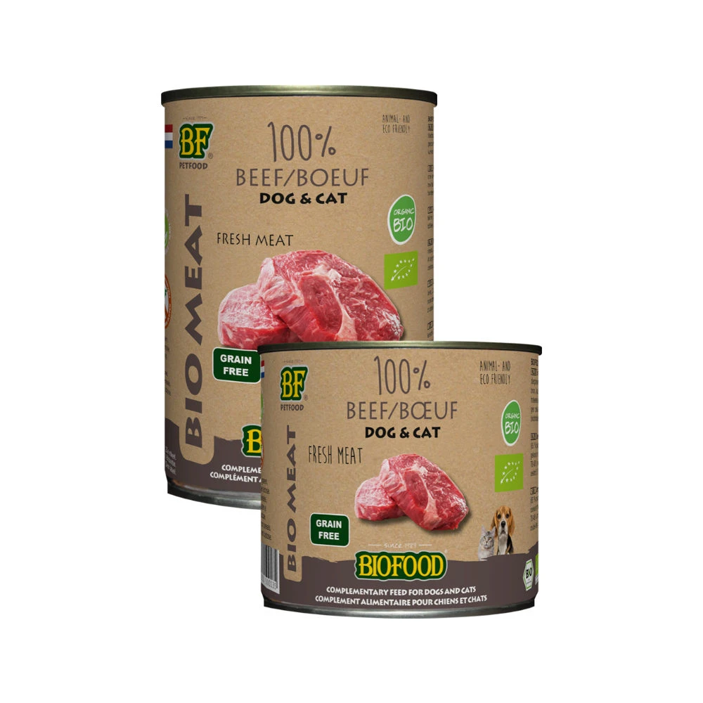Biofood Organic 100% Rind - Hund & Katze 2 Biofood Organic 100% Rind - Hund & Katze – Bild 2