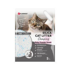 Flamingo Katzenstreu Silica