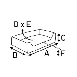 Flamingo Bett Velluto -Medpets Geschaft flamingo mand velluto 228839 1000 none