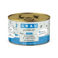 Grau Adult Geflügel & Seefisch