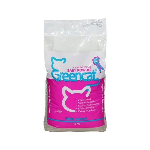 Greencat Baby Powder Katzenstreu 1 Greencat Baby Powder Katzenstreu