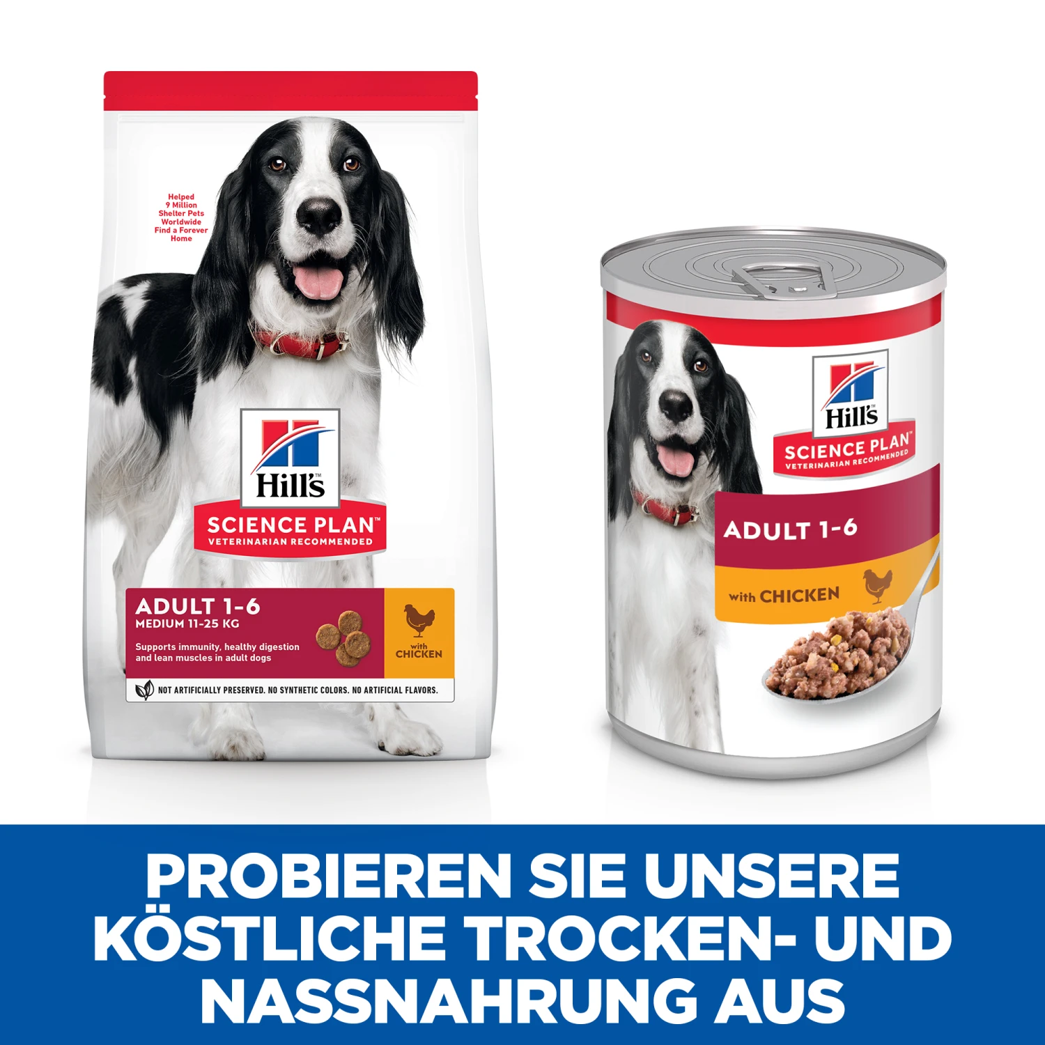 Hill's Science Plan Advanced Fitness Adult Medium Hundefutter - Dosen - Huhn 4 Hill's Science Plan Advanced Fitness Adult Medium Hundefutter - Dosen - Huhn – Bild 4
