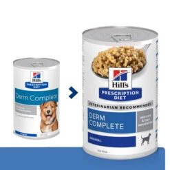Hill's Derm Complete Nassfutter - Prescription Diet - Canine -Medpets Geschaft hills derm complete natvoer prescription diet canine 191196 0500 none