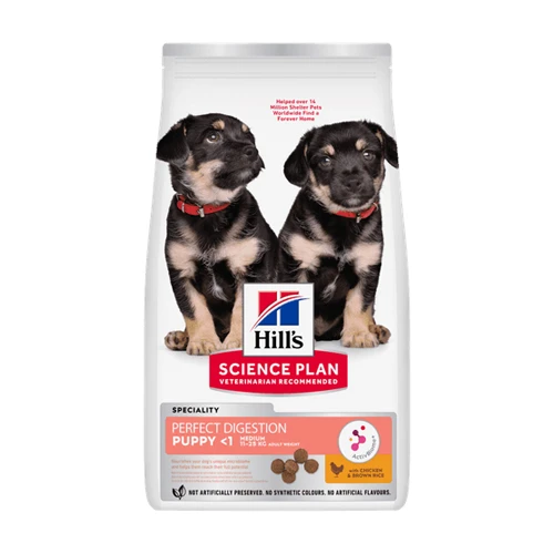 Hill's Science Plan Puppy Perfect Digestion Medium 1 Hill's Science Plan Puppy Perfect Digestion Medium