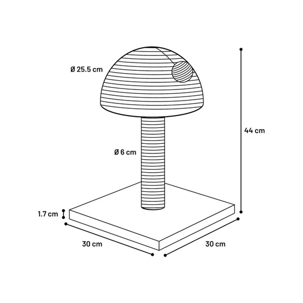 Flamingo Kratzbaum Asha 2 Flamingo Kratzbaum Asha – Bild 2