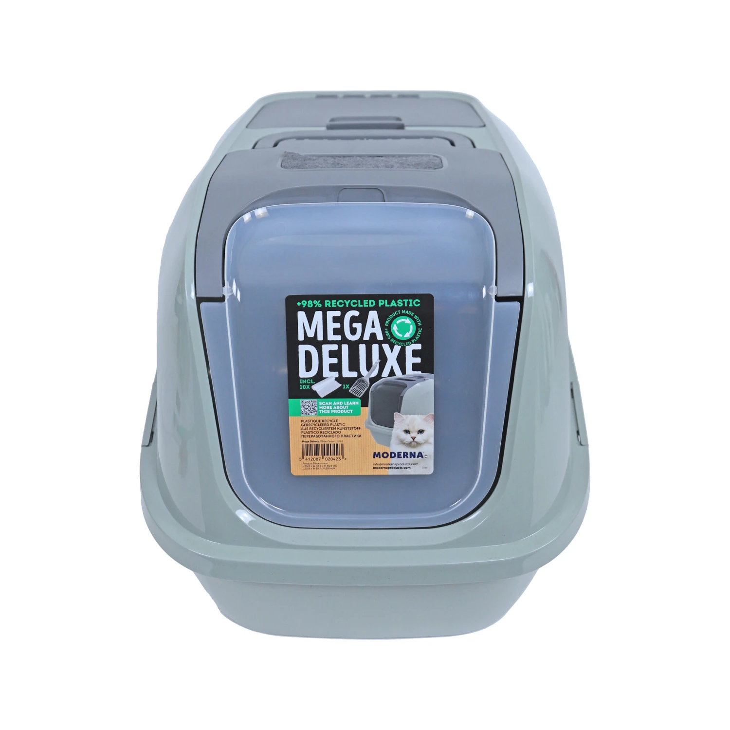 Moderna - Katzentoilette Mega Deluxe - Recyceln 1 Moderna - Katzentoilette Mega Deluxe - Recyceln