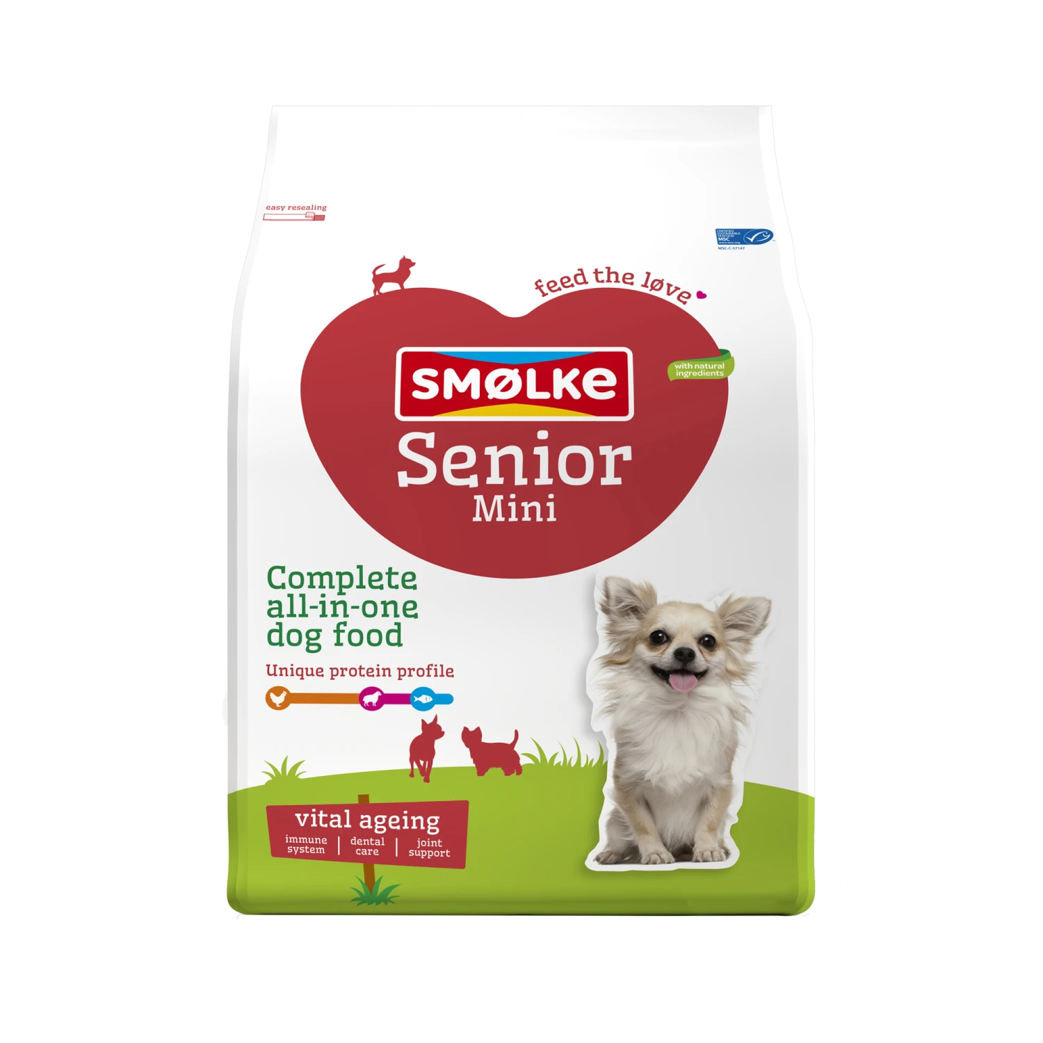 Smølke Hund Senior Mini Huhn 1 Smølke Hund Senior Mini Huhn