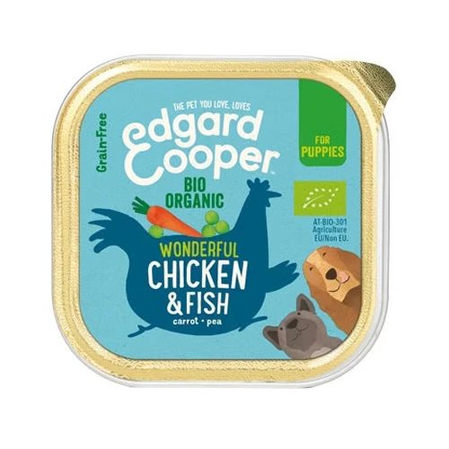 Edgard & Cooper Biologisch Puppy - Huhn & Fisch 1 Edgard & Cooper Biologisch Puppy - Huhn & Fisch