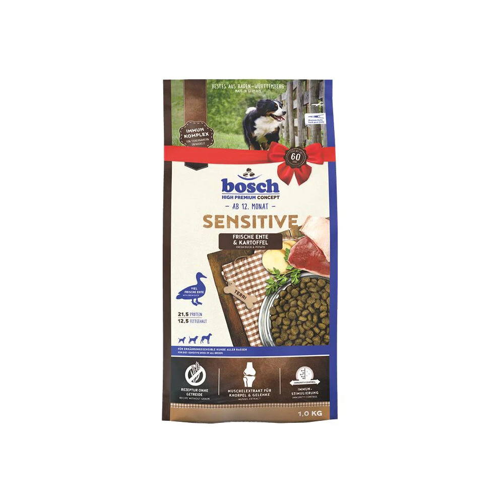 Bosch Sensitive Hundefutter - Ente & Kartoffel 3 Bosch Sensitive Hundefutter - Ente & Kartoffel – Bild 3