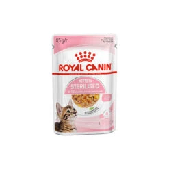 Royal Canin Kitten Sterilised Gelee - Beutel -Medpets Geschaft royal canin kitten sterilised in jelly kattenvoer 201962 1500 none