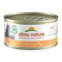 Almo Nature HFC 70 Natural Katzenfutter- Dosen - Thunfisch & Garnelen